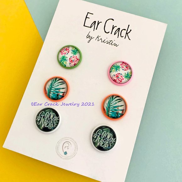 🦩Hand Crafted - Beach Vibes Colorful Earrings - Picture 3 of 7